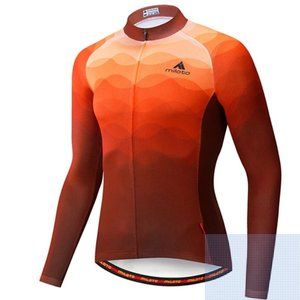 MILOTO Men's Cycling Jersey Long Sleeve Jacket M